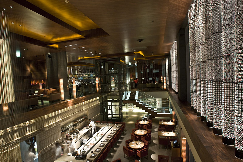 Cladding for restaurants and cafés showcasing both aesthetic appeal and practical functionality.