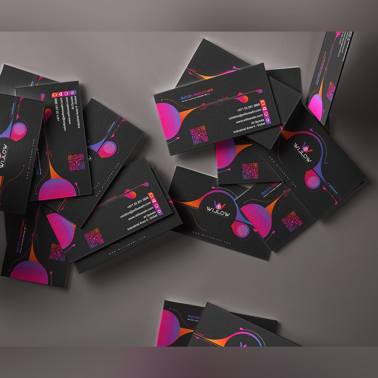 Digital business card design and printing for modern professionals.
