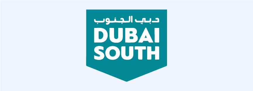 Dubai South logo sign displayed with high-quality 3D lettering and backlighting in Dubai, UAE
