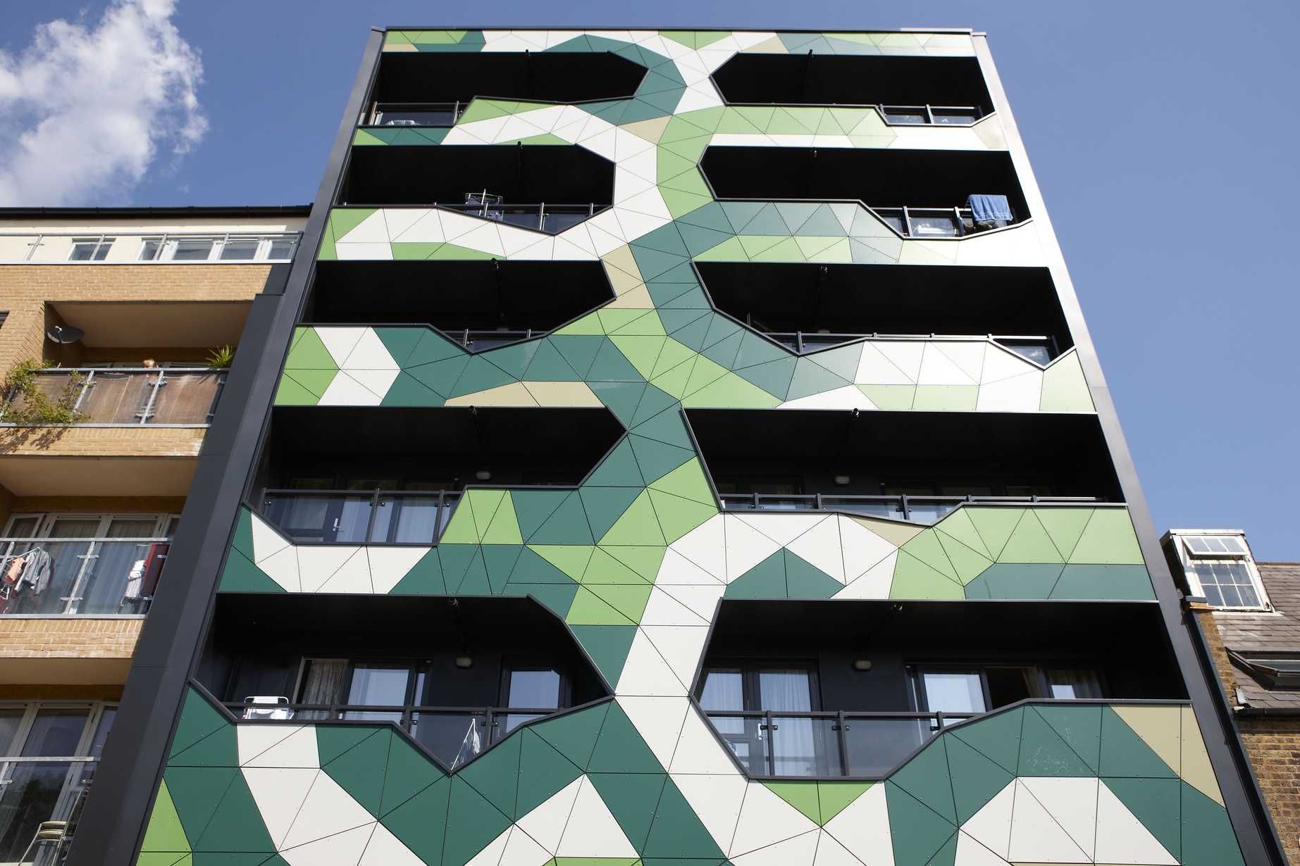 Residential cladding showcasing both style and strength with a modern design.