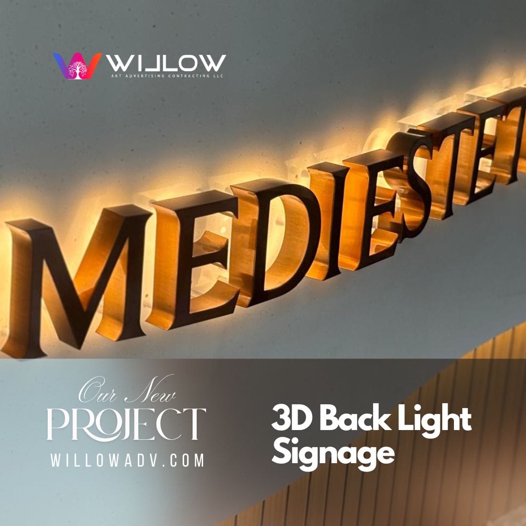 Mediestetica – 3D Reception Signage