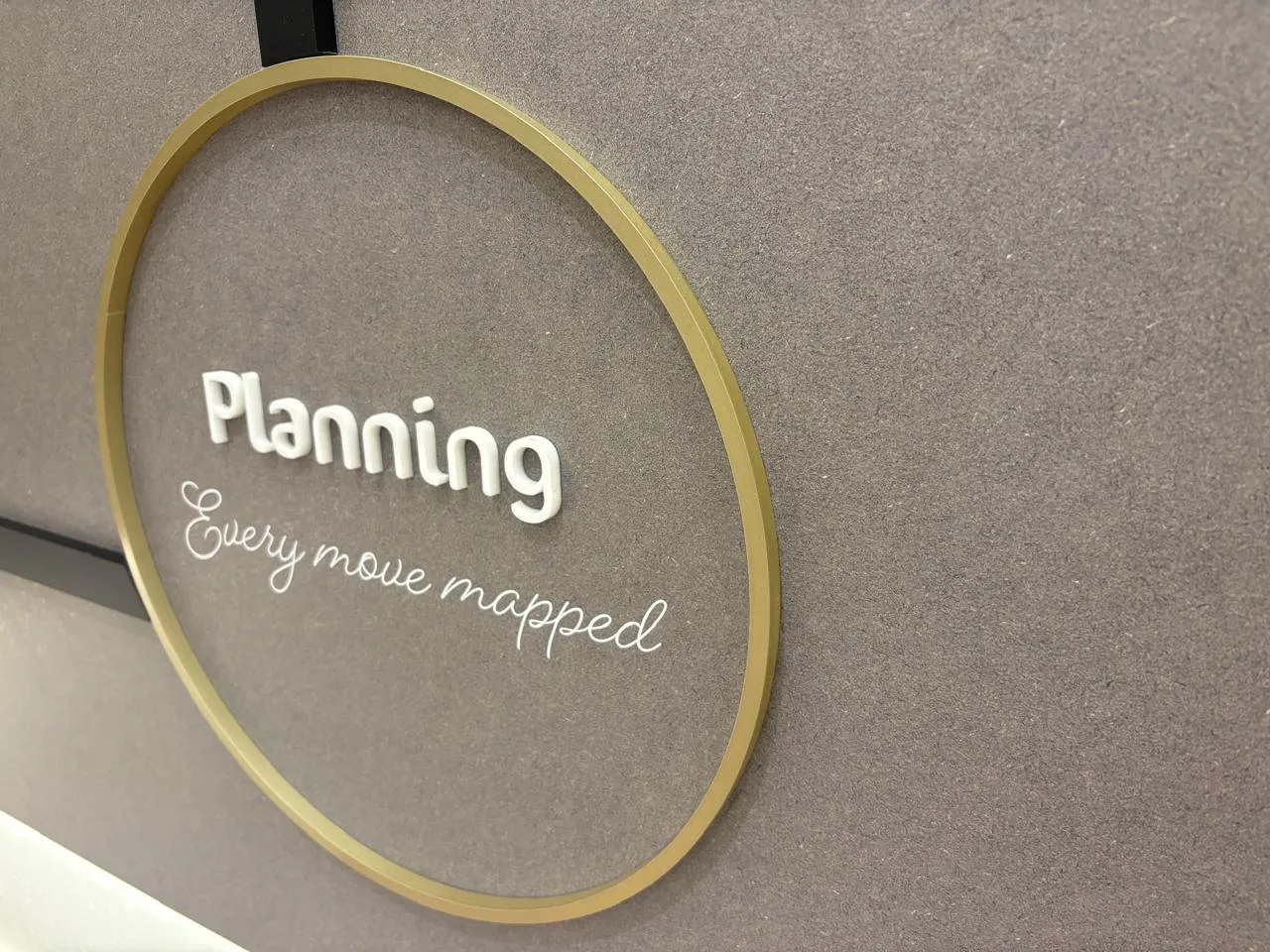 Acrylic Cutout Letter Sign with Backlight Installation – Downtown Dubai