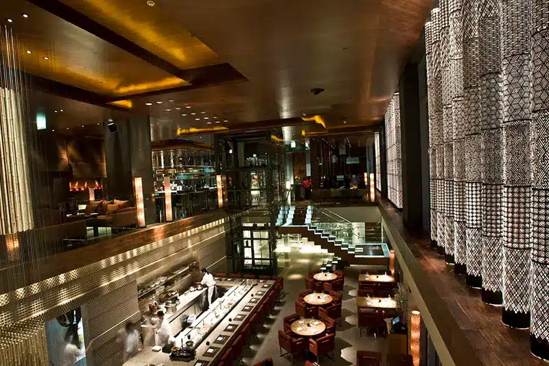 Cladding for restaurants and cafés showcasing both aesthetic appeal and practical functionality.