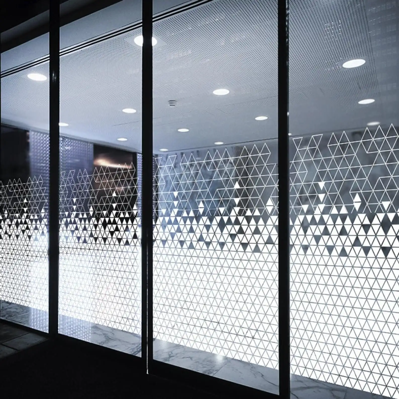 Frosted glass design for modern office spaces