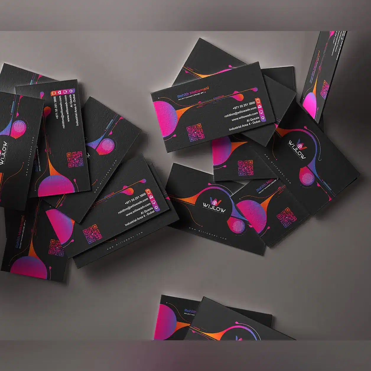 Digital business card design and printing for modern professionals.